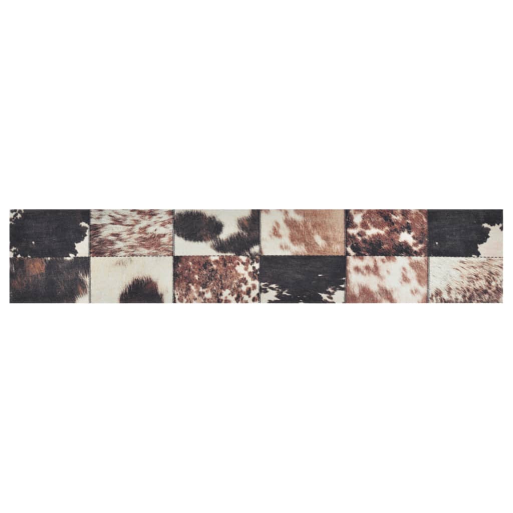 Kjøkkenteppe vaskbar Animal Skin 60x300 cm fløyel