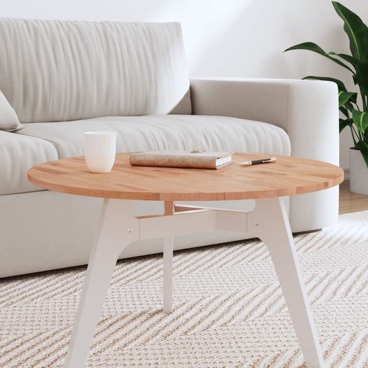 Bordplate Ø70x1,5 cm rund heltre bøketre