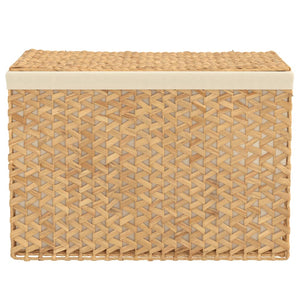 Skittentøyskurv med 3 seksjoner 75x42,5x52 cm vannhyasint
