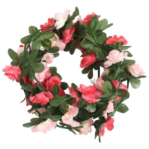 Blomsterkranser for jul 6 stk vår rose 250 cm