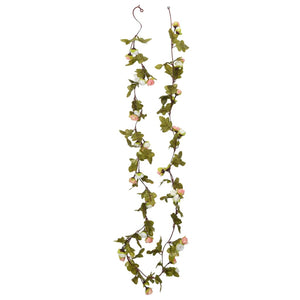 Blomsterkranser for jul 6 stk champagne 215 cm