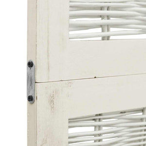Romdeler 5 paneler hvit heltre keisertre