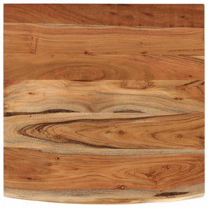 Bathroom countertop 60x60x3.8 cm square solid acacia wood