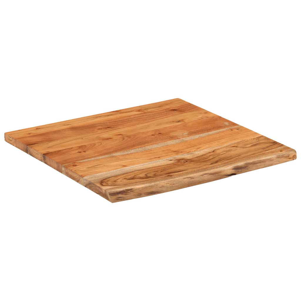 Bathroom countertop 60x60x3.8 cm square solid acacia wood