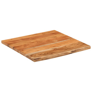 Bathroom countertop 60x60x3.8 cm square solid acacia wood