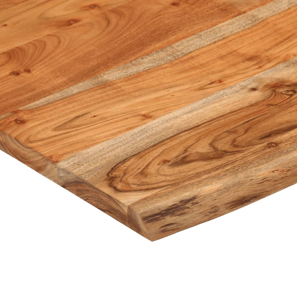 Bathroom countertop 60x60x3.8 cm square solid acacia wood