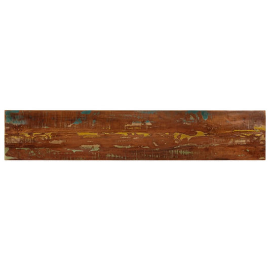 Bordplate 140x20x3,8 cm rektangulær gjenvunnet heltre