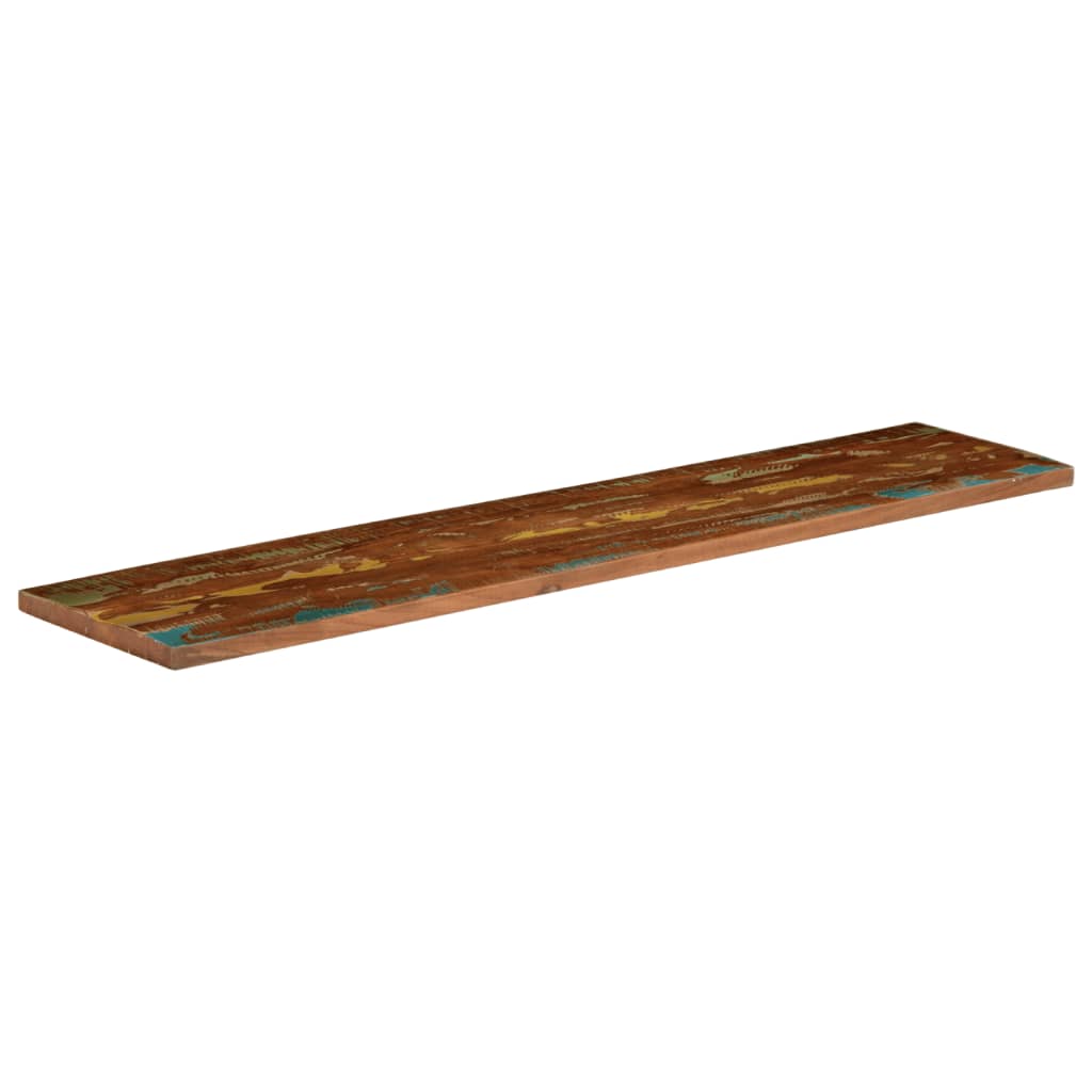 Bordplate 140x20x3,8 cm rektangulær gjenvunnet heltre