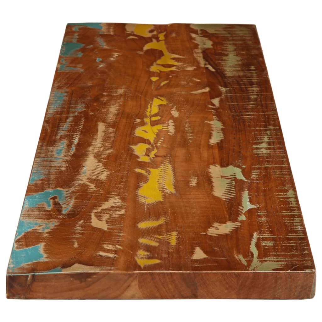 Bordplate 140x20x3,8 cm rektangulær gjenvunnet heltre
