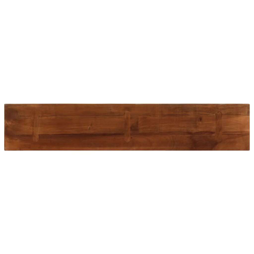 Bordplate 140x20x3,8 cm rektangulær gjenvunnet heltre