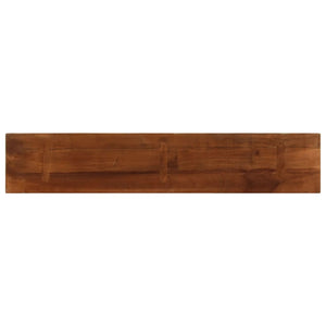 Bordplate 140x20x3,8 cm rektangulær gjenvunnet heltre