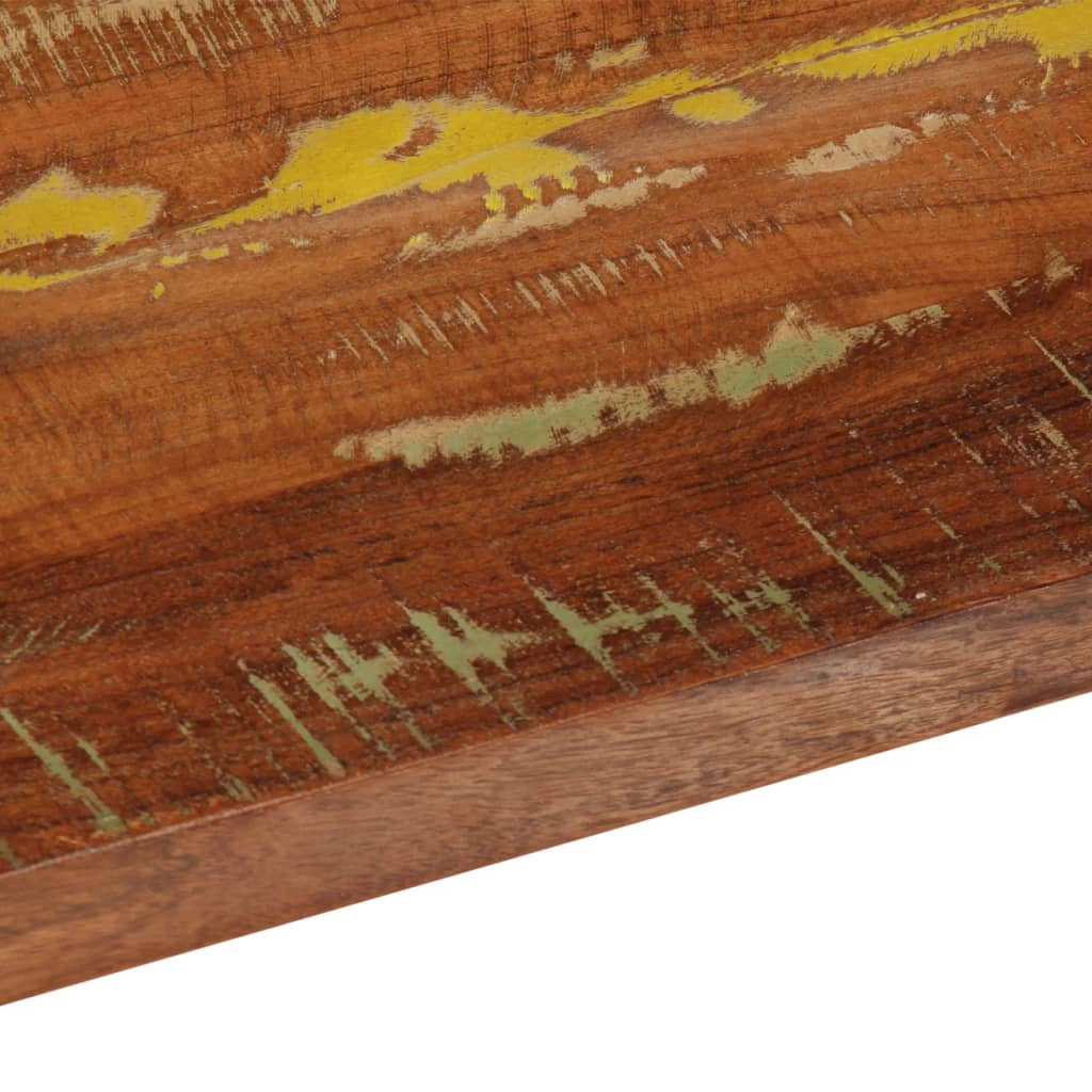 Bordplate 140x20x3,8 cm rektangulær gjenvunnet heltre