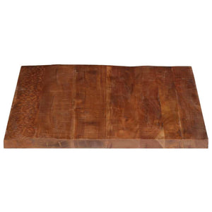 Bordplate 90x80x3,8 cm rektangulær gjenvunnet heltre