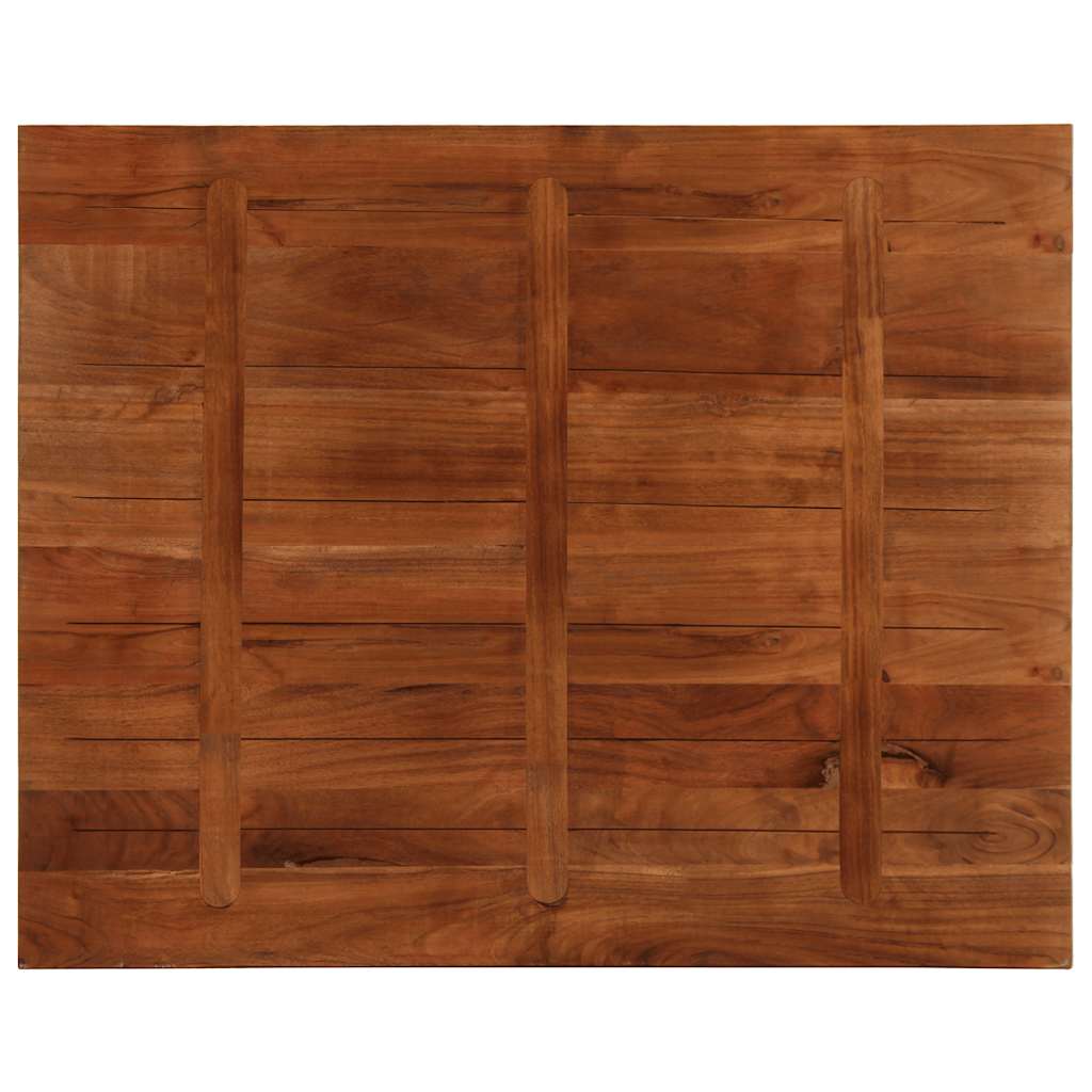 Bordplate 90x80x3,8 cm rektangulær gjenvunnet heltre