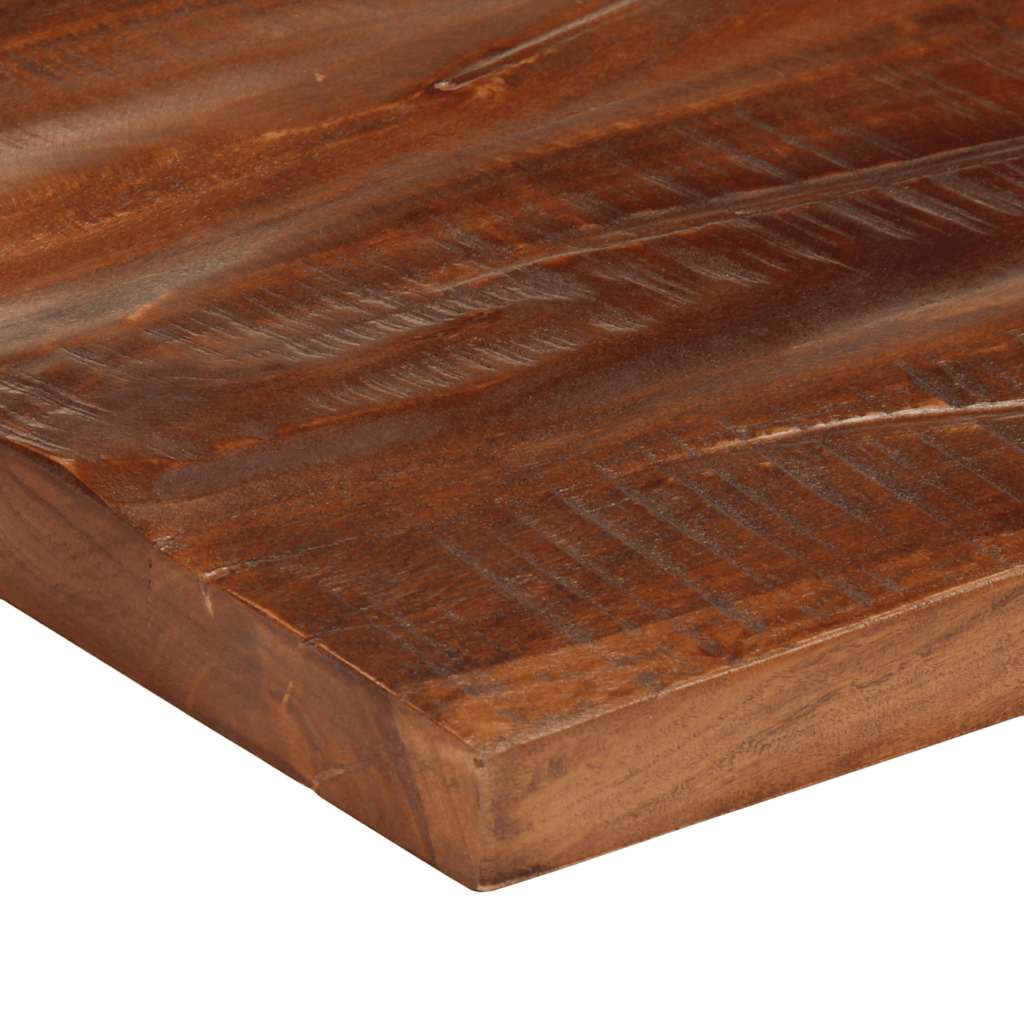 Bordplate 90x80x3,8 cm rektangulær gjenvunnet heltre