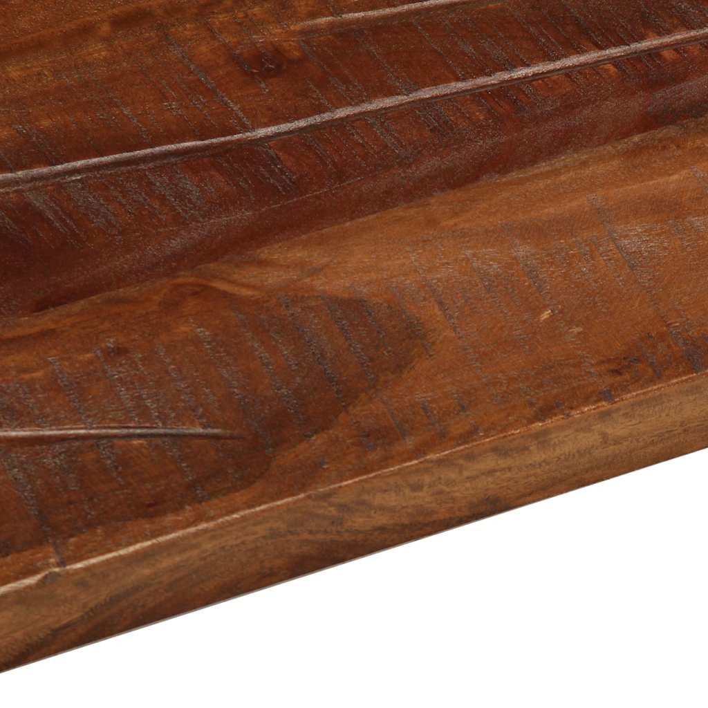 Bordplate 90x80x3,8 cm rektangulær gjenvunnet heltre