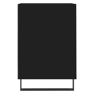 TV-benk svart 160x35x55 cm konstruert tre