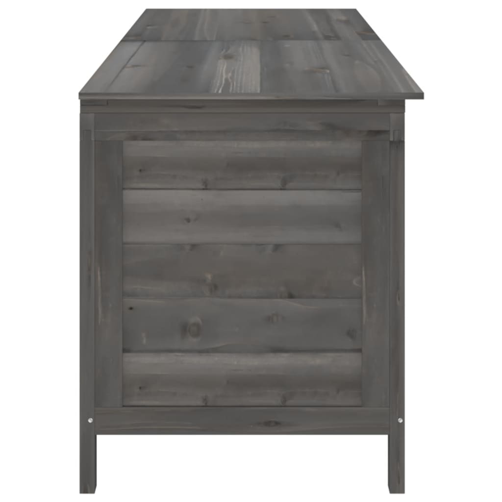 Pillow box anthracite 198.5x50x56.5 cm solid spruce wood