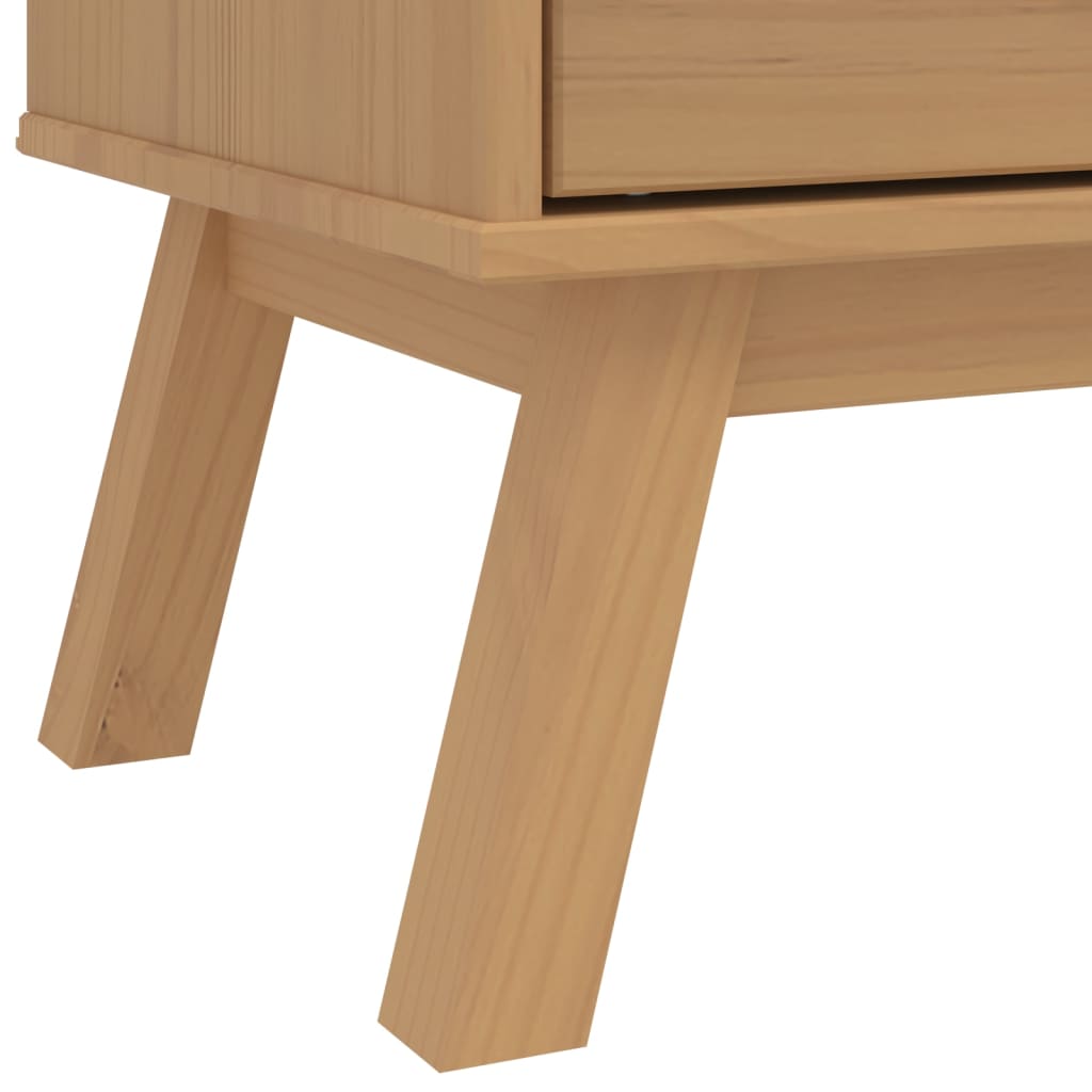 Kommode OLDEN brun heltre furu
