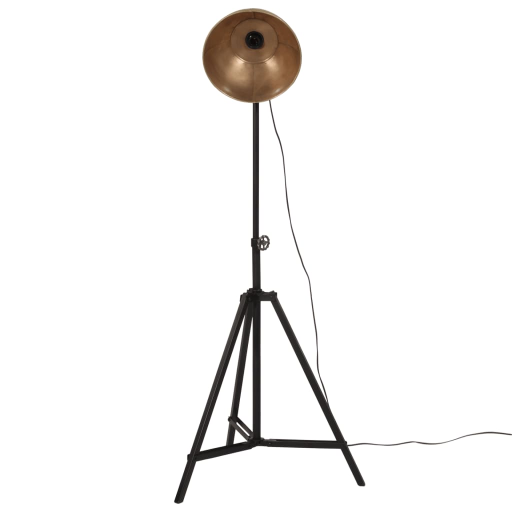 Gulvlampe 25 W vintage messing 61x61x90/150 cm E27