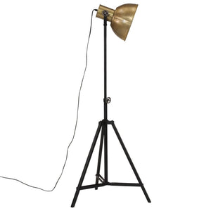 Gulvlampe 25 W vintage messing 61x61x90/150 cm E27