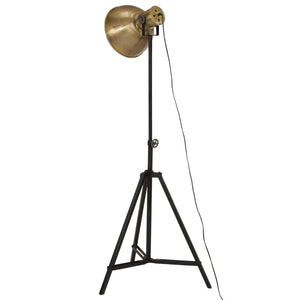 Gulvlampe 25 W vintage messing 61x61x90/150 cm E27