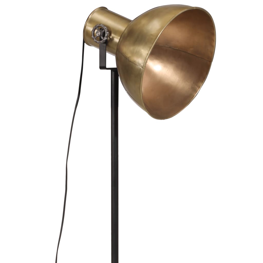 Gulvlampe 25 W vintage messing 61x61x90/150 cm E27