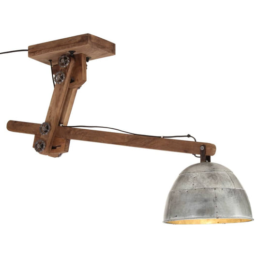 Ceiling lamp 25 W vintage silver 105x30x65-108 cm E27