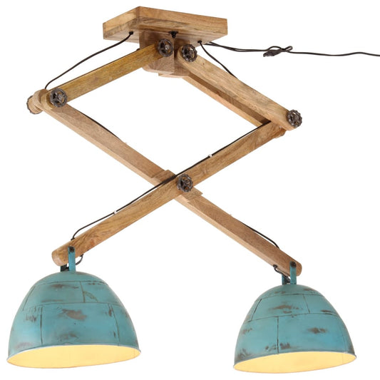 Taklampe 25 W denimblå 29x18x85 cm E27