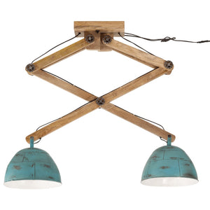 Taklampe 25 W denimblå 29x18x85 cm E27