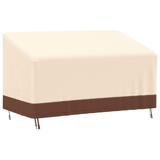 3-seater bench cover black 159x84x56/81 cm 600D oxford