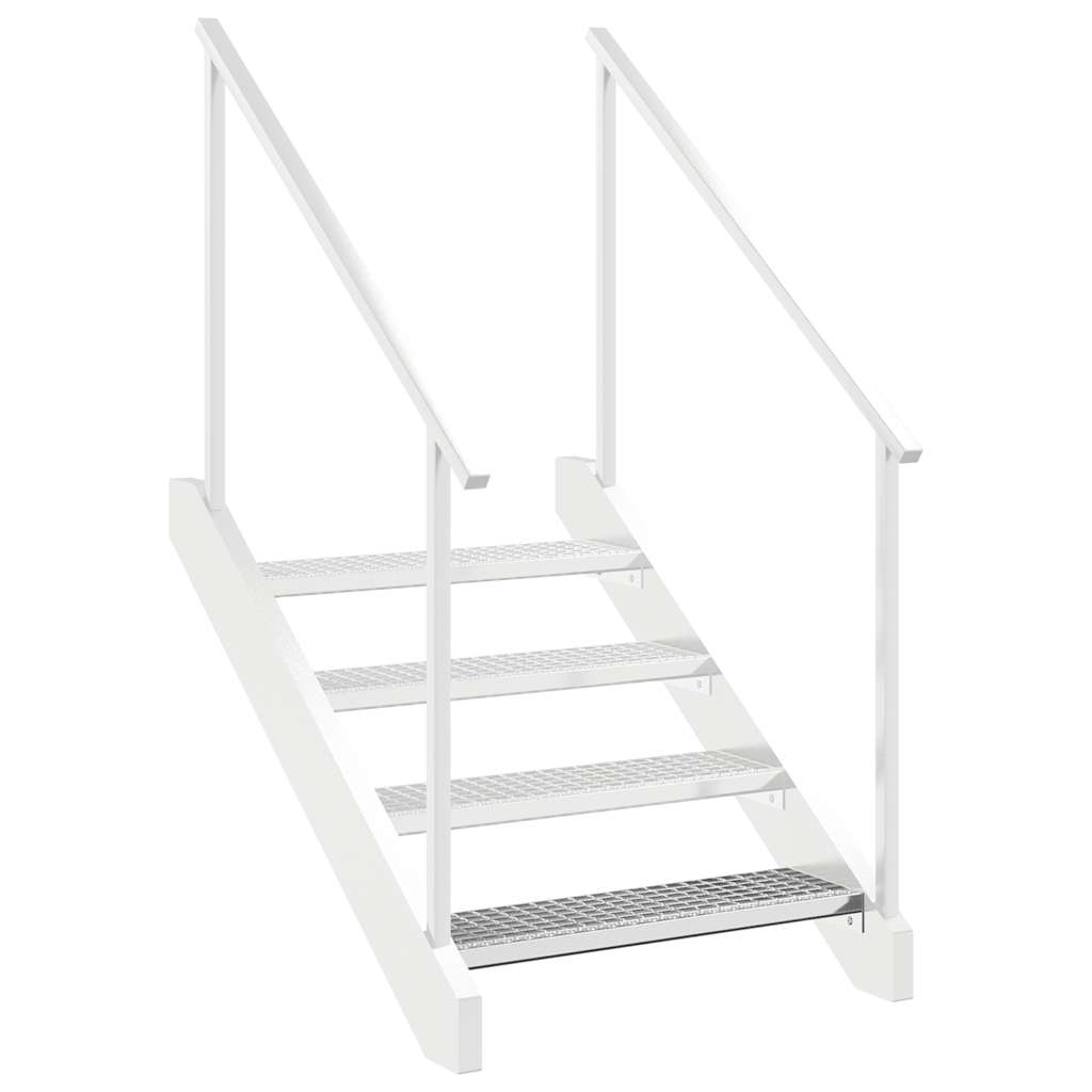 Gittertrinn 80x24x7 cm galvanisert stål
