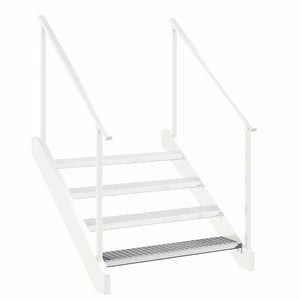 Gittertrinn 90x24x7 cm galvanisert stål