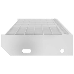 Gittertrinn 70x24x7 cm galvanisert stål