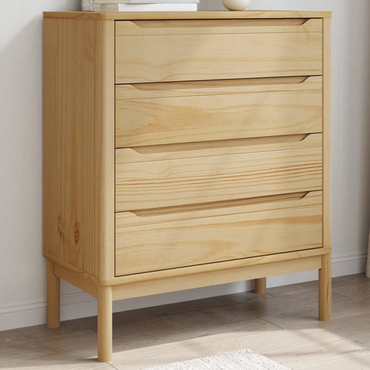 Kommode FLORO voksbrun heltre furu