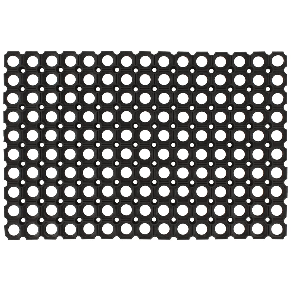 Dørmatte rektangulær 40x60 cm gummi
