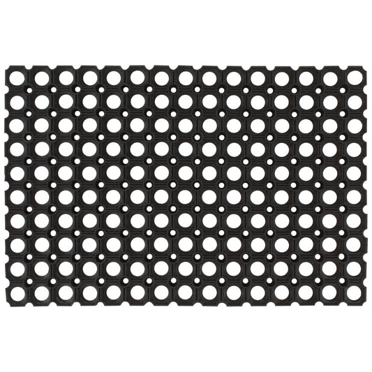 Dørmatte rektangulær 40x60 cm gummi