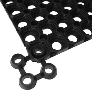 Dørmatte rektangulær 40x60 cm gummi