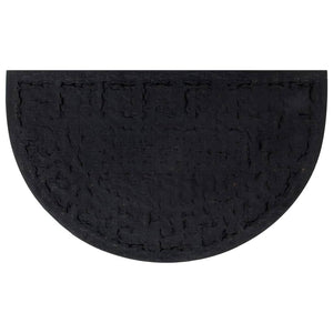 Dørmatte halvrund 45x75 cm gummi og kokosfiber