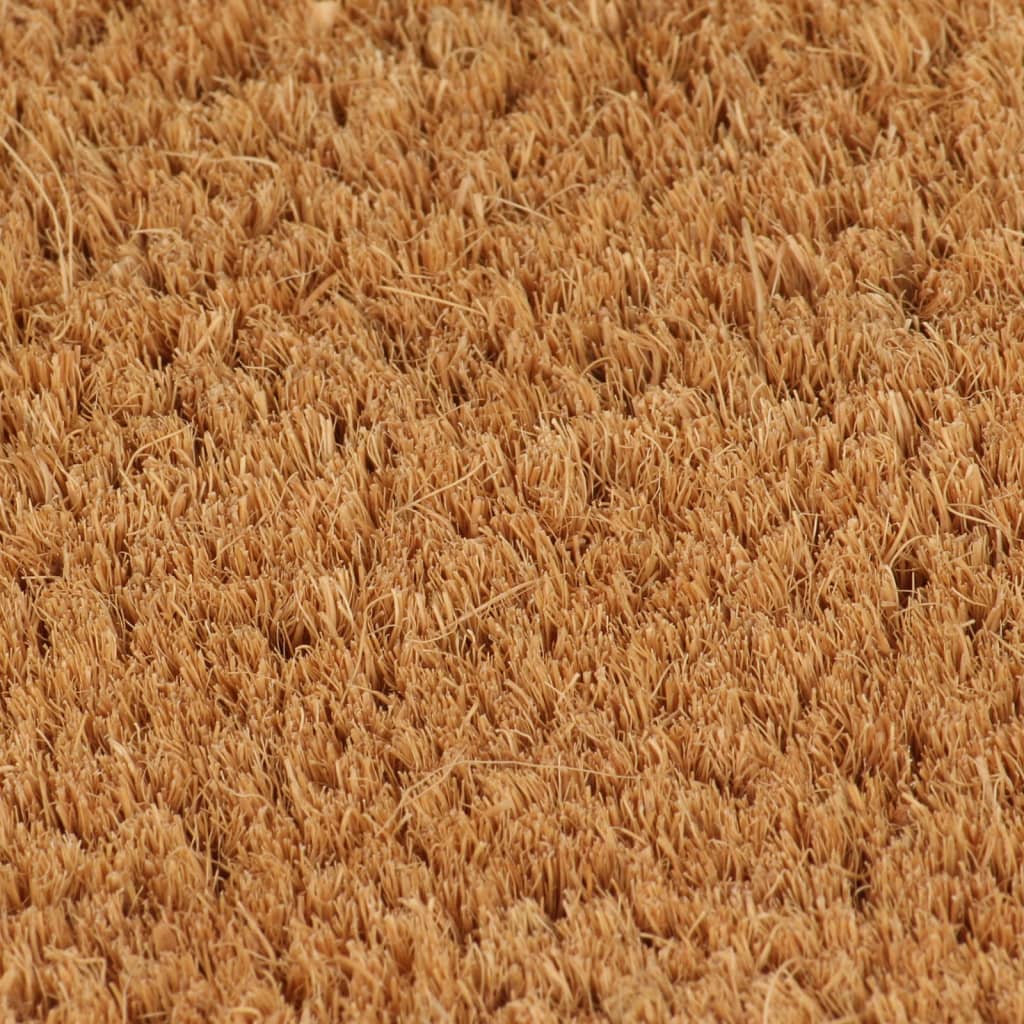 Dørmatte naturlig 65x100 cm tuftet kokosfiber