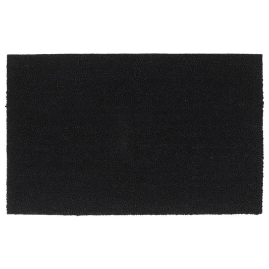 Dørmatte svart 50x80 cm tuftet kokosfiber