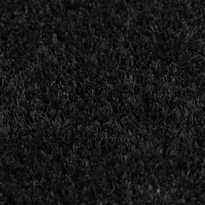 Dørmatte svart 100x300 cm tuftet kokosfiber
