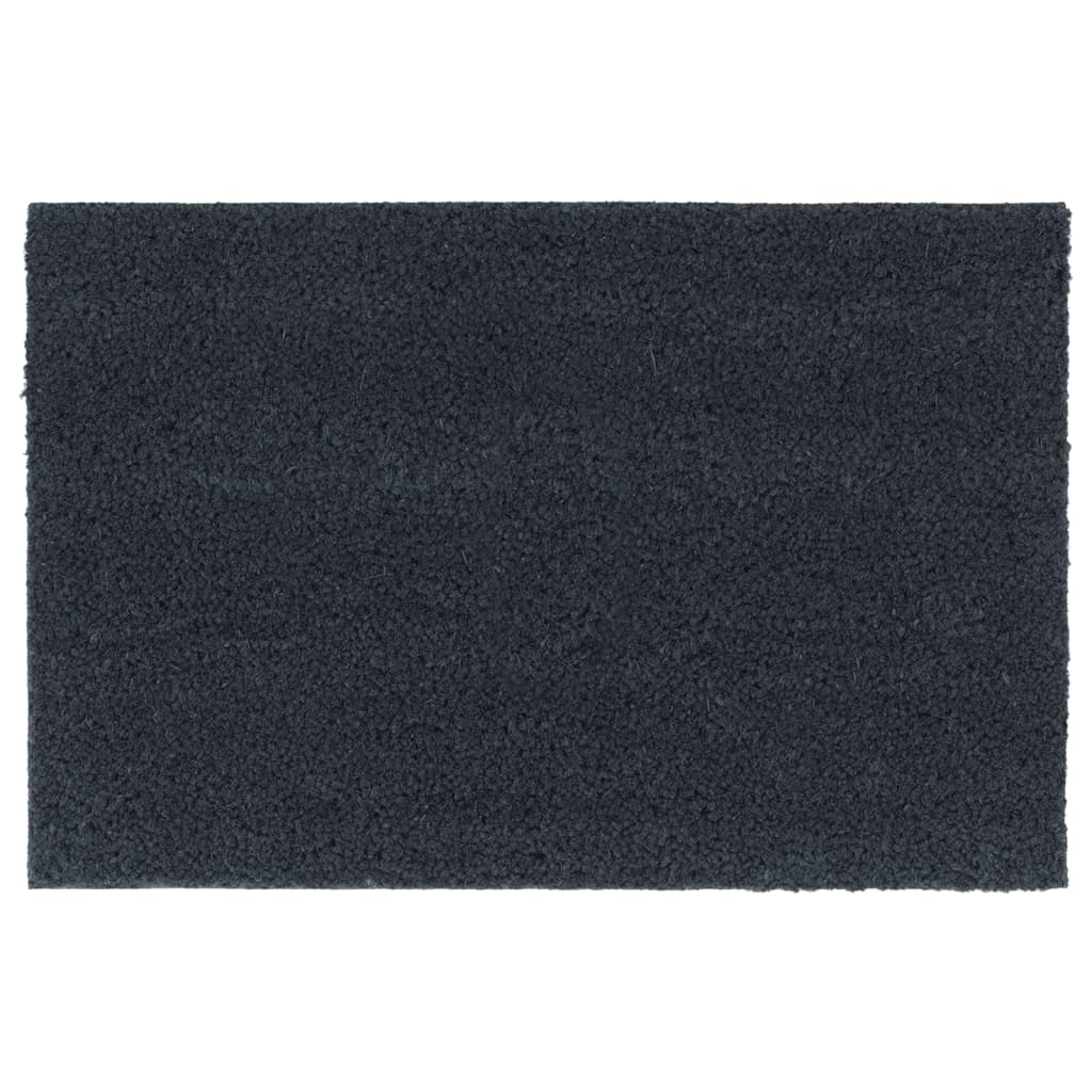 Dørmatter 5 stk mørkegrå 40x60 cm tuftet kokosfiber