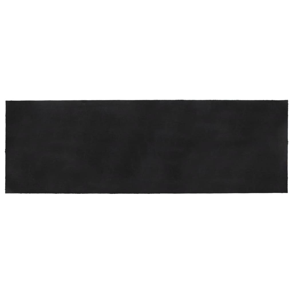 Dørmatte mørkegrå 100x300 cm tuftet kokosfiber