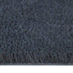 Dørmatte mørkegrå 100x300 cm tuftet kokosfiber
