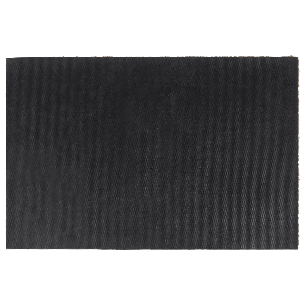 Dørmatte naturlig 40x60 cm tuftet kokosfiber