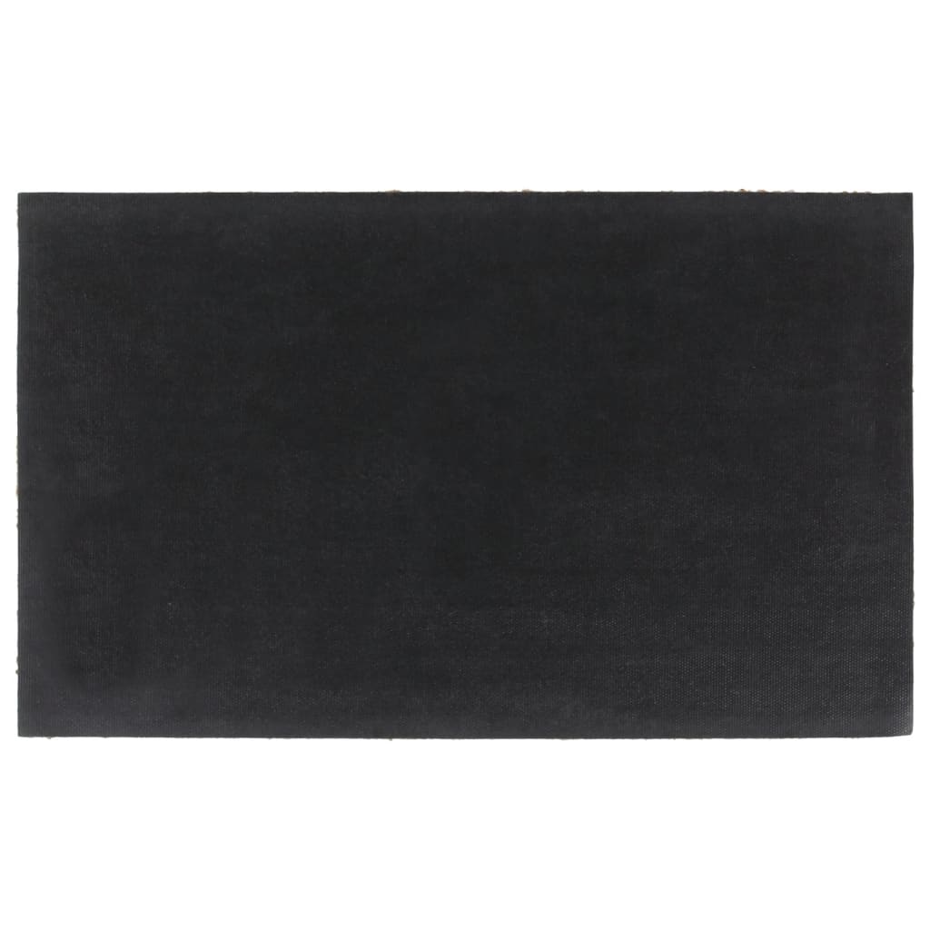 Dørmatte naturlig 45x75 cm tuftet kokosfiber