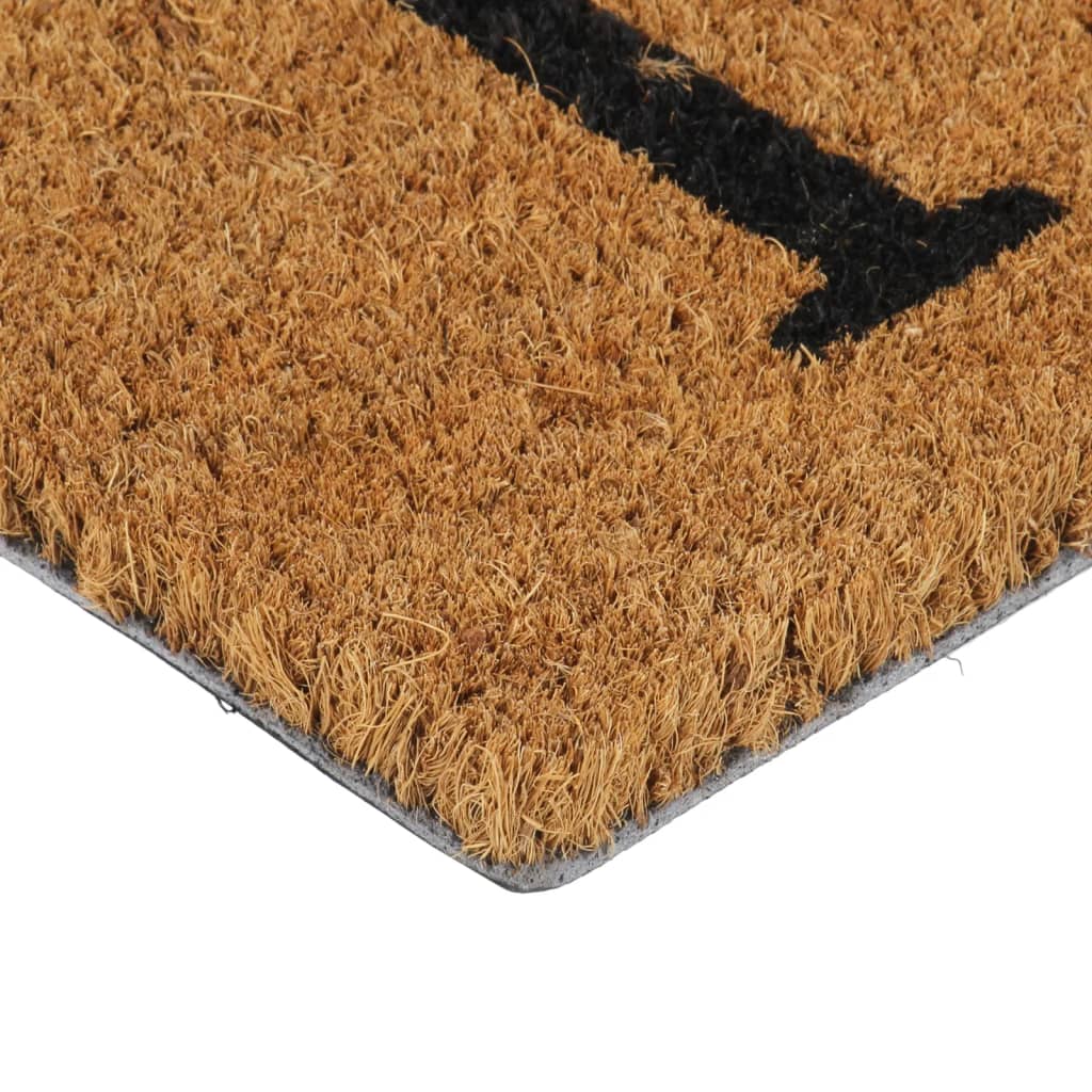 Dørmatte naturlig 45x75 cm tuftet kokosfiber