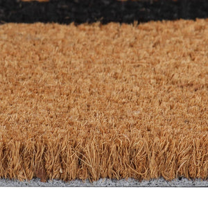 Dørmatte naturlig 45x75 cm tuftet kokosfiber