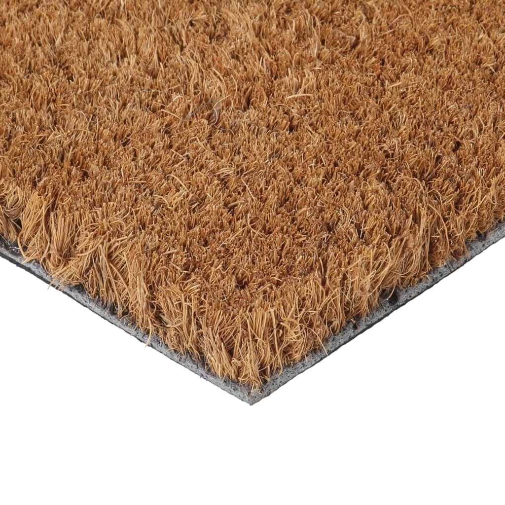 Dørmatte naturlig 45x75 cm tuftet kokosfiber